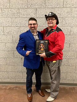 Brian Logan with Dallas Danger SSW HOF