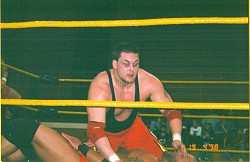 Damian pins Rodney Mack