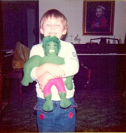 Brian Logan with his Hulk